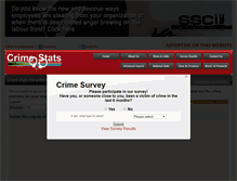 Tablet Screenshot of crimestatssa.com